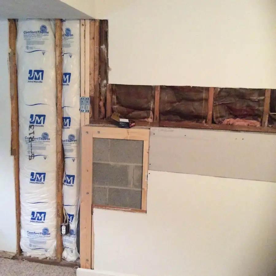 Wall insulation replacement during Structural Drying in Glenn Heights
